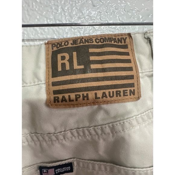 Polo Jeans Co. Ralph Lauren Tan Chinos Women's Size 8 Classic American - Picture 8 of 8